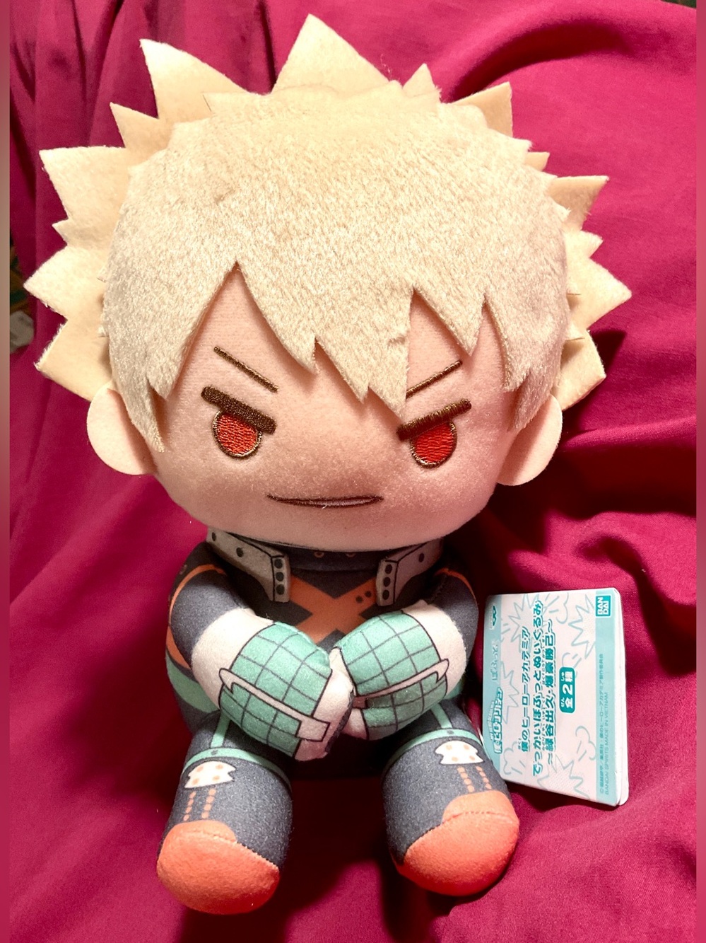 Bakugou Katsuki My Hero Academia Big Baby Plushie 8 inches/21 cm tall!